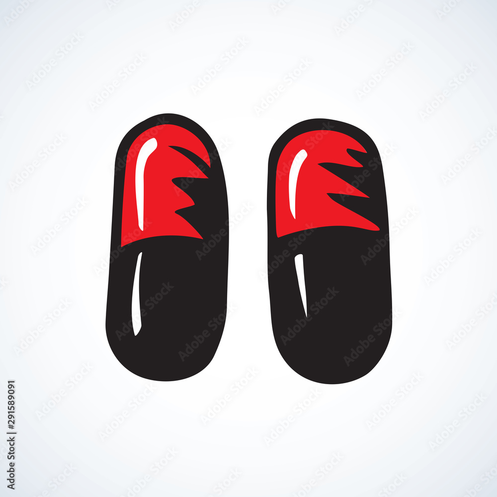 Capsules. Vector drawing Capsules. Vector drawing