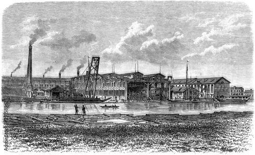 Vulcan Stettin shipyard founded in 1851 constructed some of the most famous civilian German ships