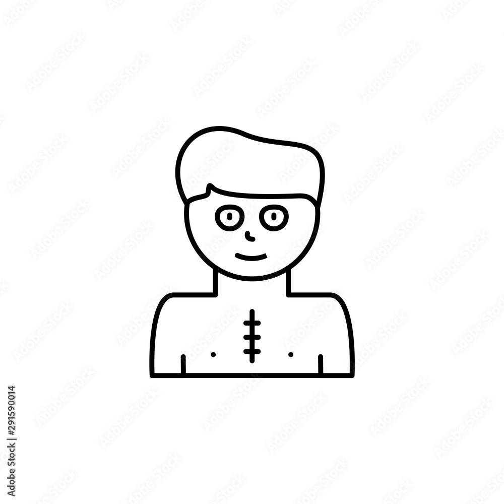 Heart operation, disease. Vector icon. On white background Heart operation, disease. Vector icon. On white background