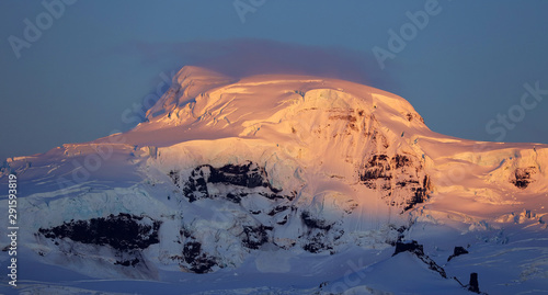 Hvannadalshnukur Peak (2110m), highest mountain in Iceland, Europe photo