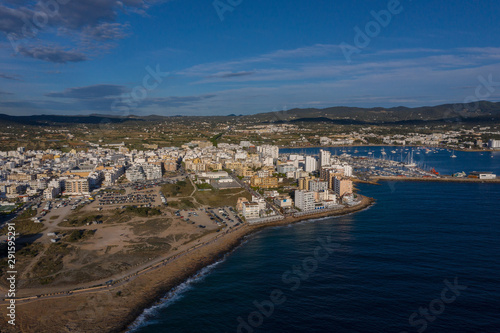 Wallpaper Mural Landscape in marina bay, sea, buildings in city. Torontodigital.ca