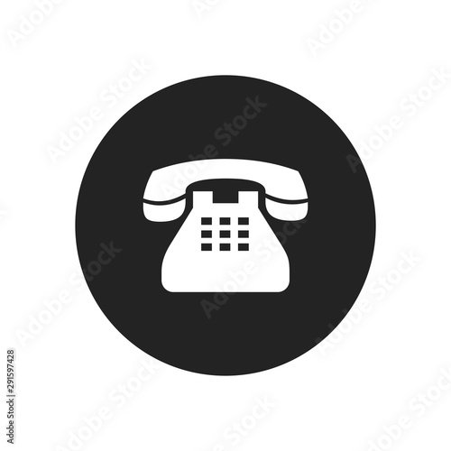 Phone vector icon in modern design style for web site and mobile app
