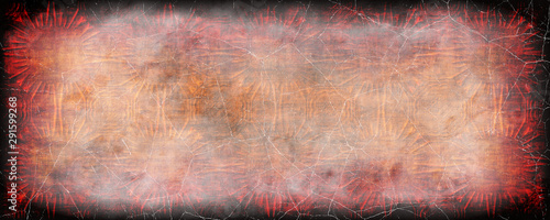 Abstract grunge panorama background design for your text