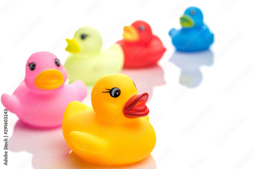 Rubber duck. Yellow plastic toy for bathroom. Ducky background Rubber duck. Yellow plastic toy for bathroom. Ducky background