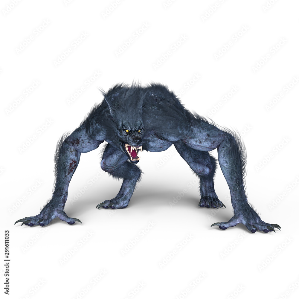 Obraz premium 狼男