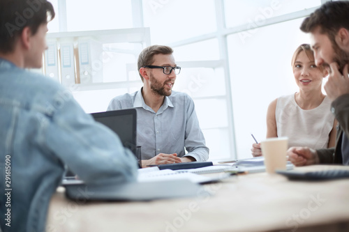 Wallpaper Mural business partners shaking hands at the meeting in the office Torontodigital.ca