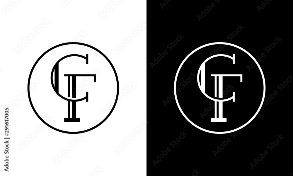 Creative modern elegant trendy unique artistic CF initial based letter icon logo, CF letter vector logo, CF Letter Logo Design with round shape, logotype of letter C and F, C & F Letter logo Creative modern elegant trendy unique artistic CF initial based letter icon logo, CF letter vector logo, CF Letter Logo Design with round shape, logotype of letter C and F, C & F Letter logo