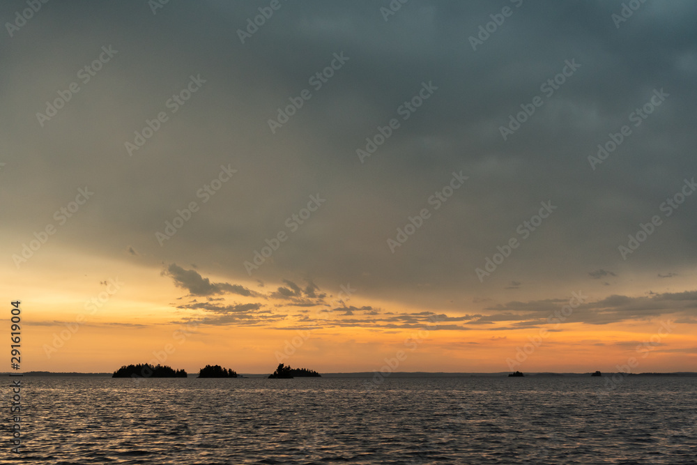 Sunset Over Rainy Lake Sunset Over Rainy Lake