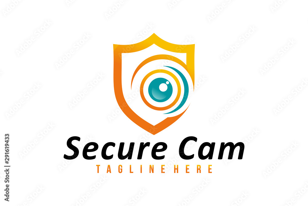 secure cam logo icon vector isolated secure cam logo icon vector isolated