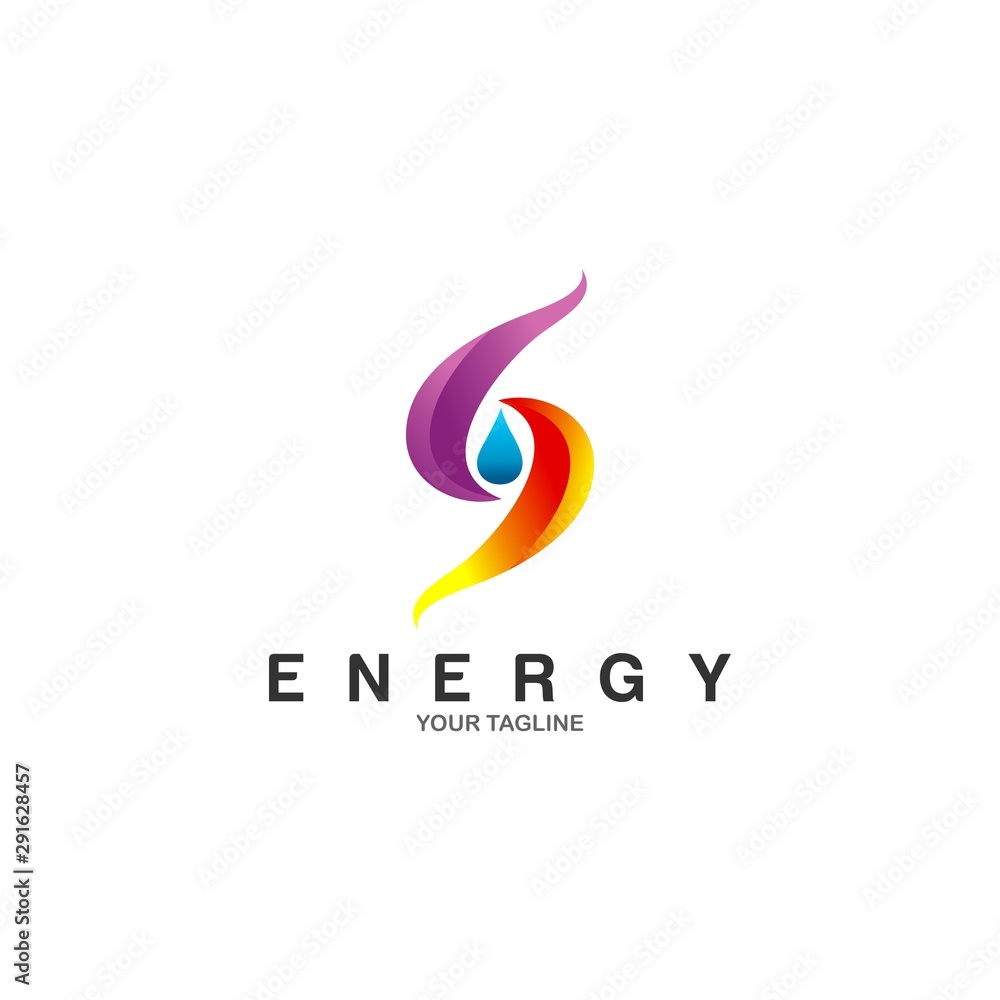Obraz premium Energy Logo Images Stock Vector