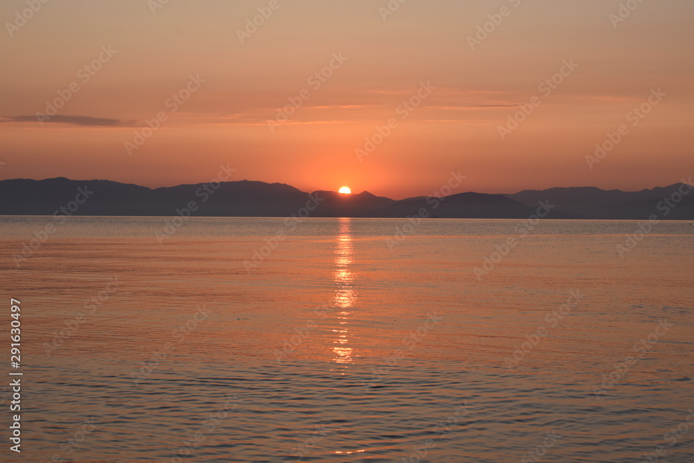 Corfu sunset Corfu sunset