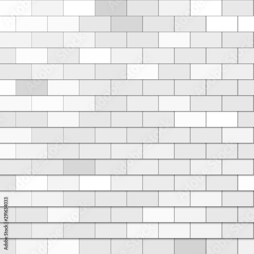 Abstract Grey And White Background, Bricks