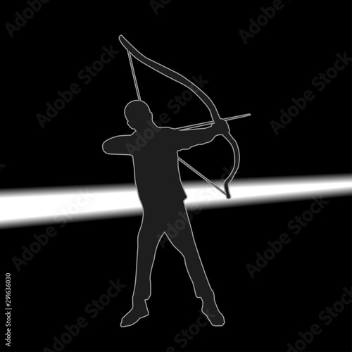 An Archer And The Flash Of The Arrow