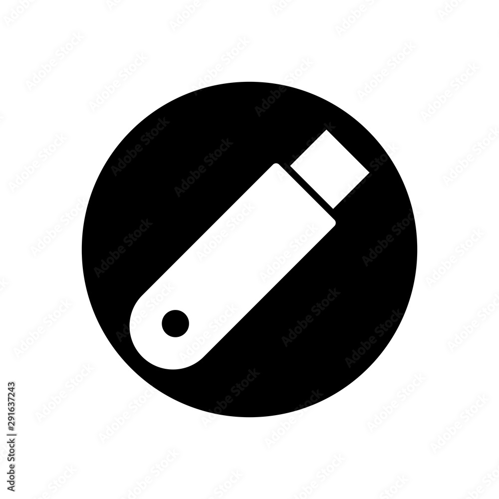 Usb Flash drive icon vector design template Usb Flash drive icon vector design template