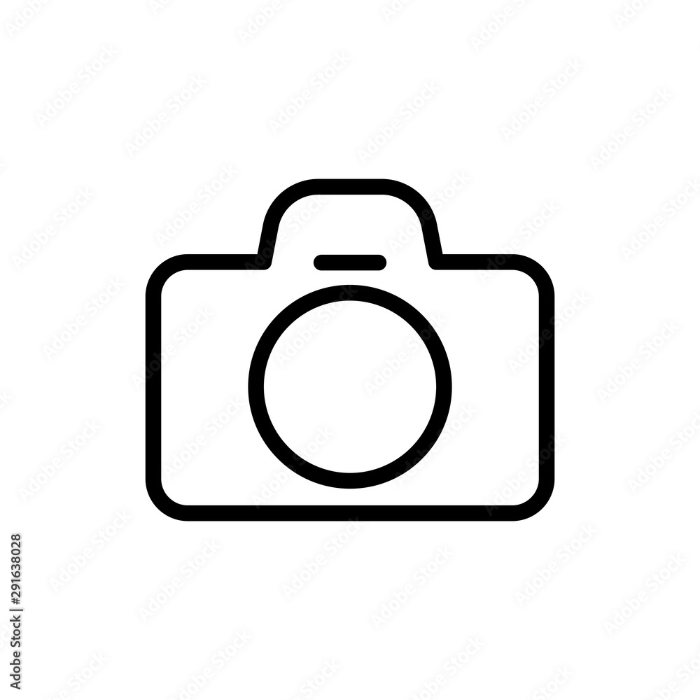 Camera icon vector design template Camera icon vector design template