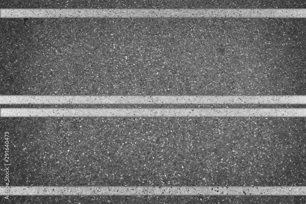 White line on the road
