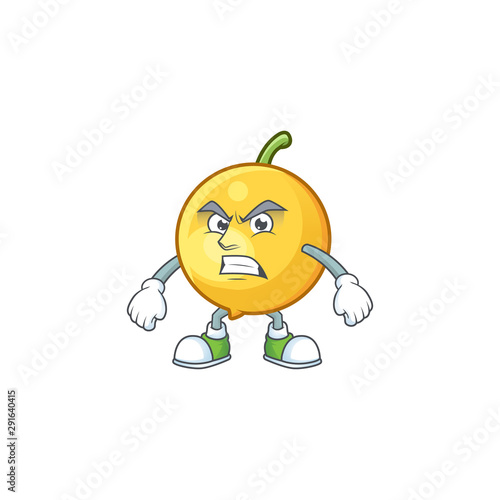 Scream fresh mundu cartoon mascot for herb
