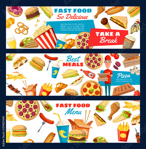 Takeaway food and drinks, fastfood delivery