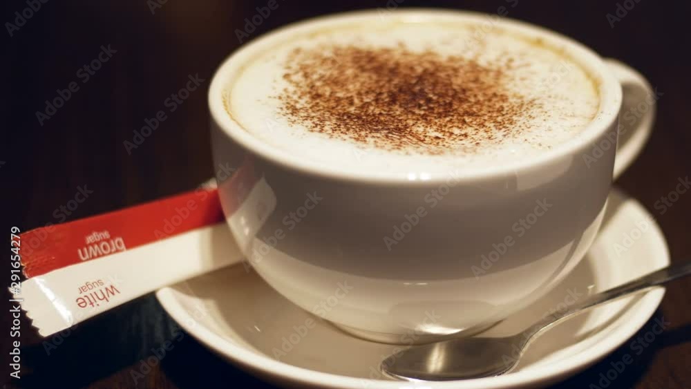 aromatic espresso shot on wood table aromatic espresso shot on wood table