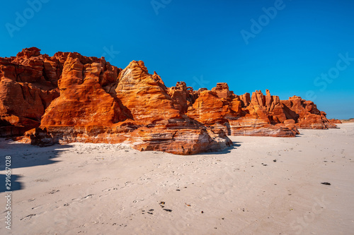 Red rocks at Cape Leveque in Western Australia photo