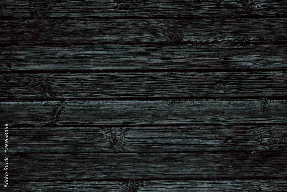 Fototapeta premium old wood black backdrop. old wood black background with knot