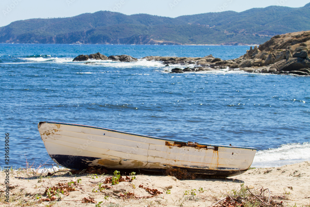 boat on the sand