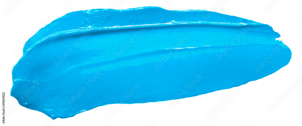 Vector blue glossy paint texture isolated on white - acrylic banner for Your design Vector blue glossy paint texture isolated on white - acrylic banner for Your design