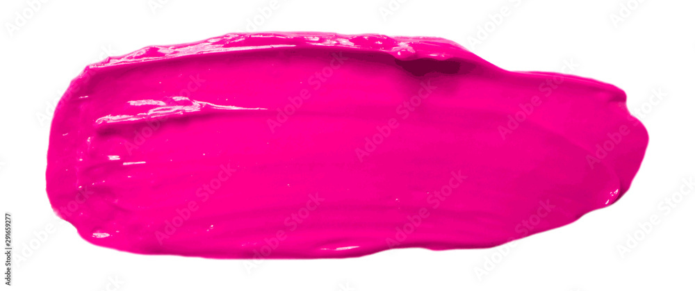 Vector pink glossy paint texture isolated on white - acrylic banner for Your design Vector pink glossy paint texture isolated on white - acrylic banner for Your design