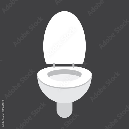 Toilet flat icon vector design