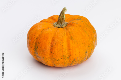 Creative Top view flat lay pumkin composition.