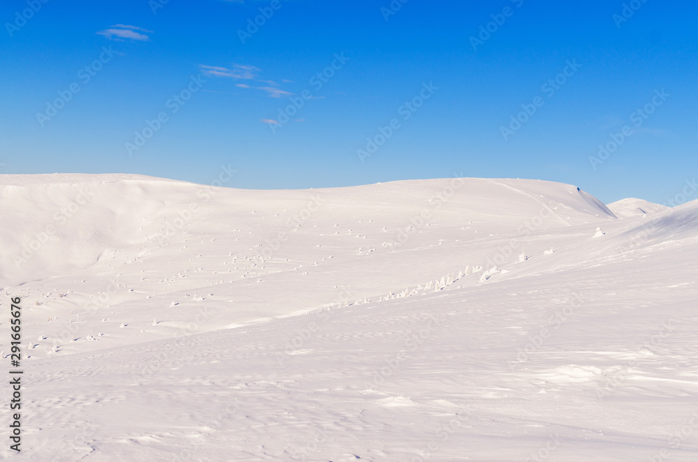 Beautiful winter landscape on Mountain Beautiful winter landscape on Mountain