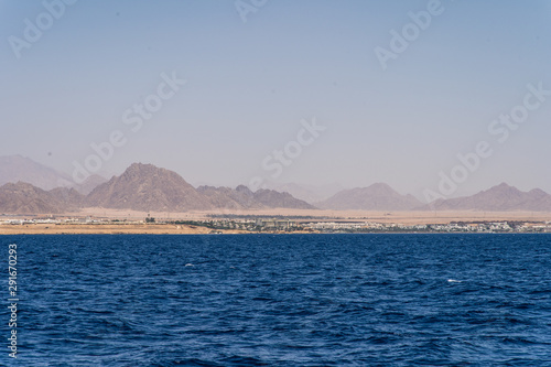 View on the Red sea, Egypt from yacht photo