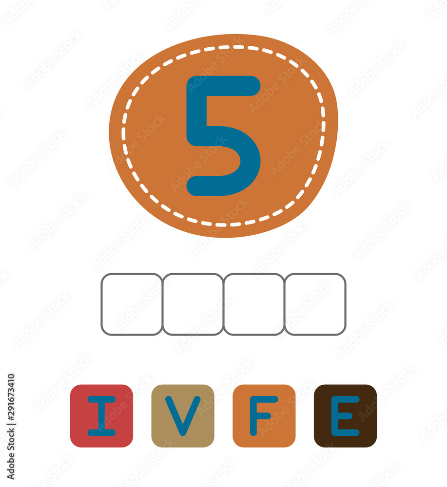 Worksheet for preschool kids. Words puzzle educational game for