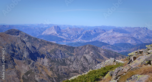 Mountains located in the province of Palencia. The mountains are called Fuentes Carrionas by the Carrión river that is born in those valleys. They are very close of Picos de Europa