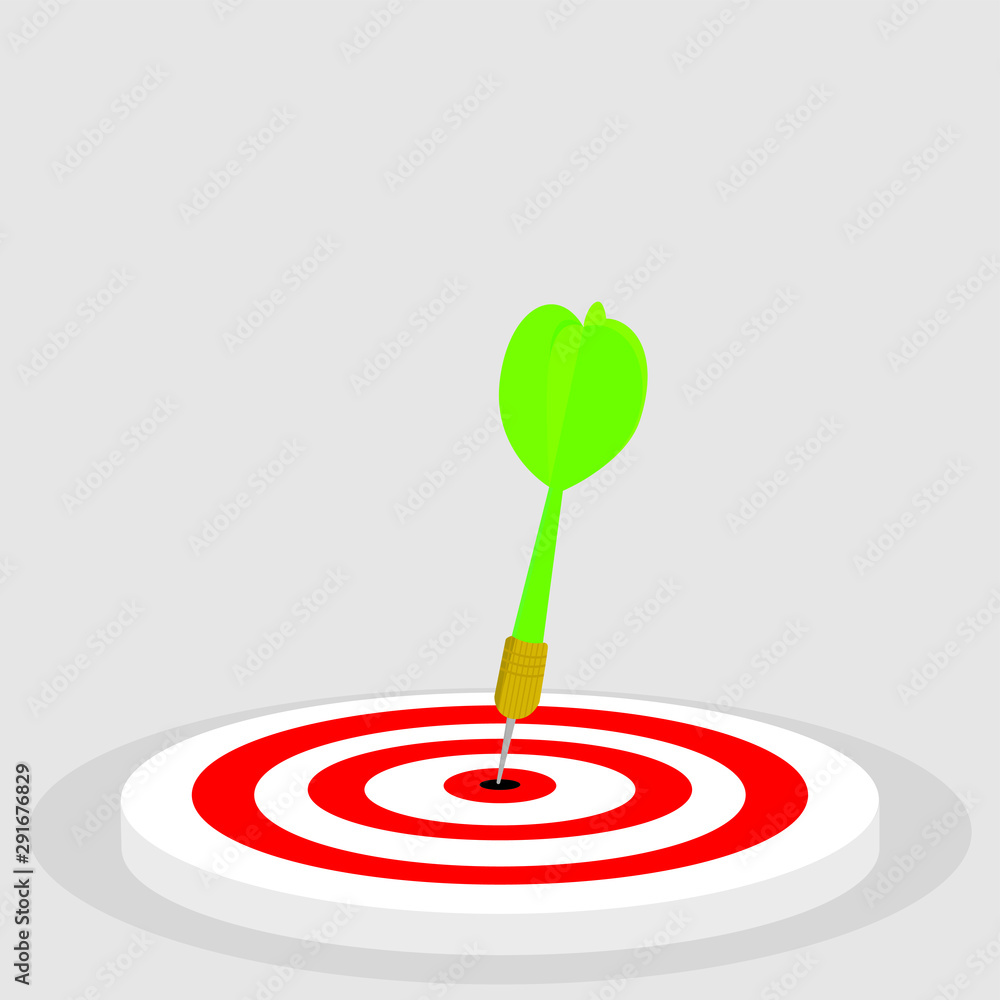 Circular target marked with numbers and dart board. An idea of business targets. Circular target marked with numbers and dart board. An idea of business targets.