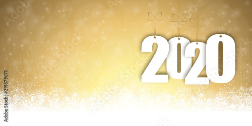 snow fall background for christmas and New Year 2020