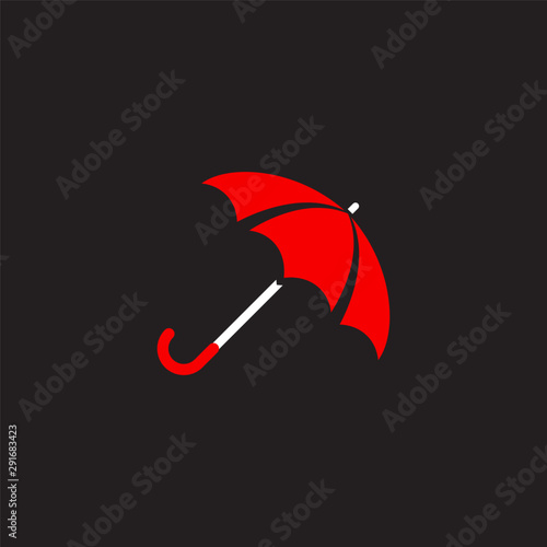 Umbrella graphic design template vector isolated illustration