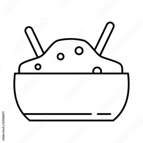 Food line icons