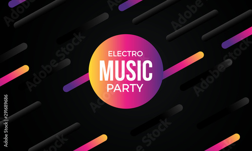 Electro Music Party banner 