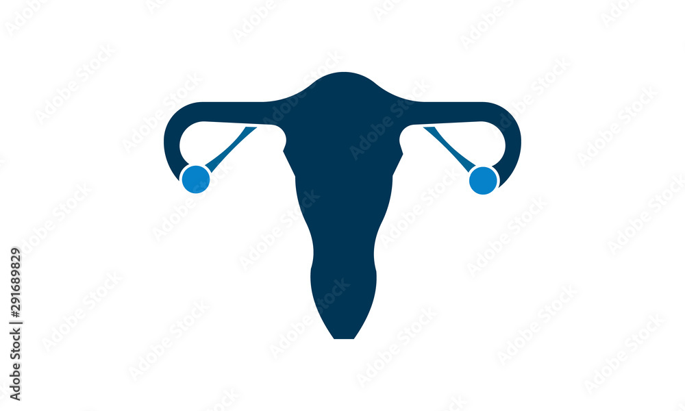Uterus vector icon for medical and women’s healthcare concepts Uterus vector icon for medical and women’s healthcare concepts