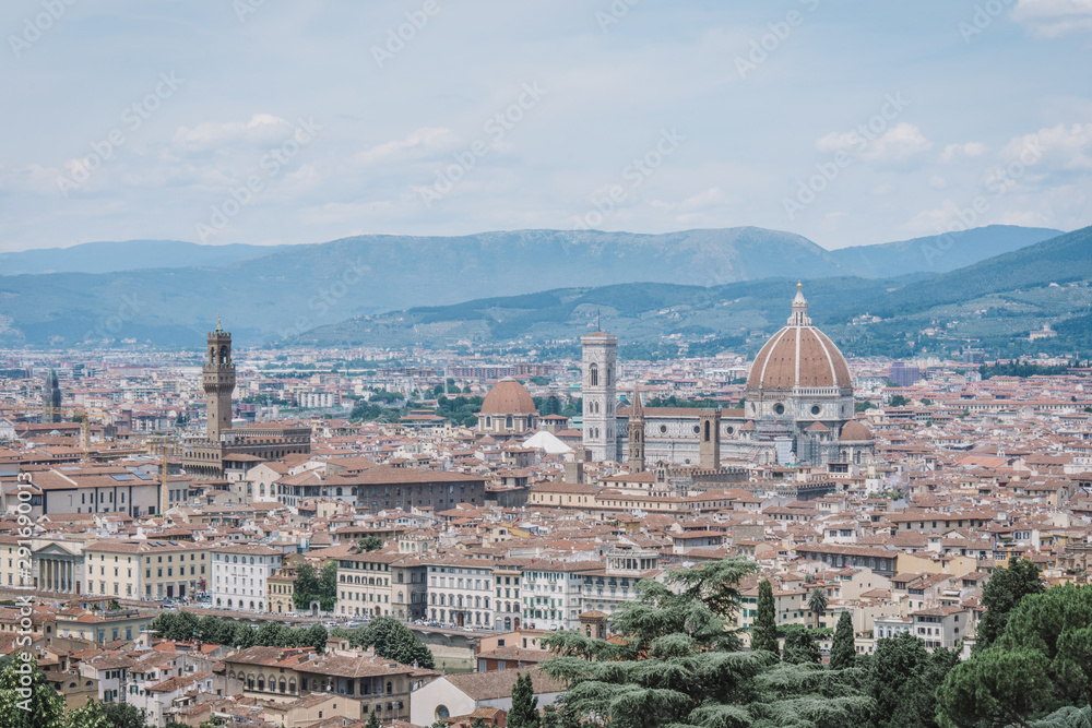Florence Skyline with Cathedral of Santa Maria del Fiore, Italy