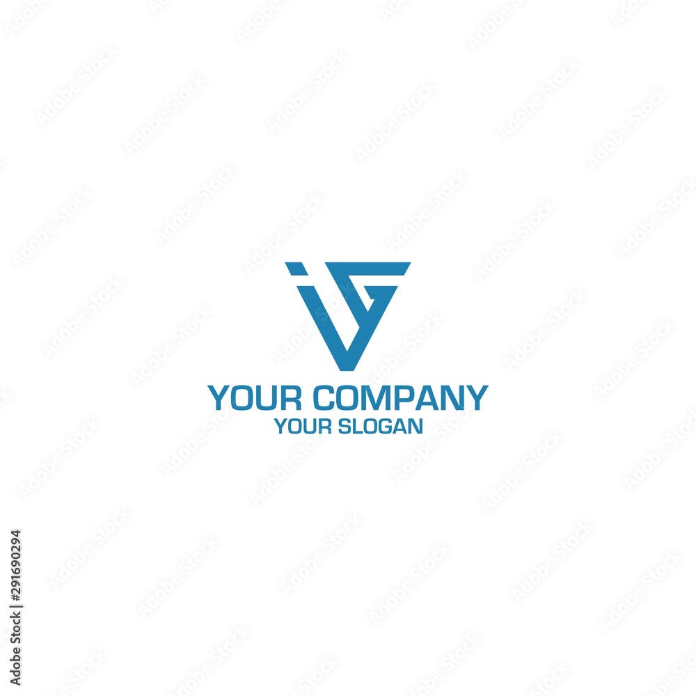 IG Triangle Logo Design vector IG Triangle Logo Design vector