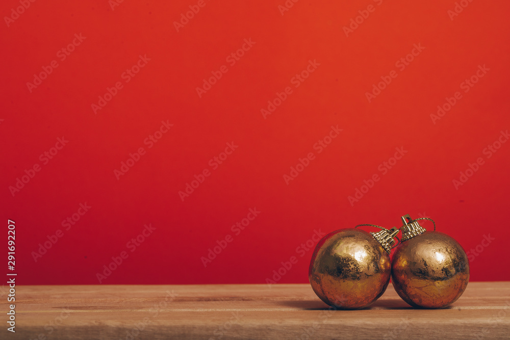 Christmas background. Christmas gift. Background. Toys. Decoration.  - obrazy, fototapety, plakaty 