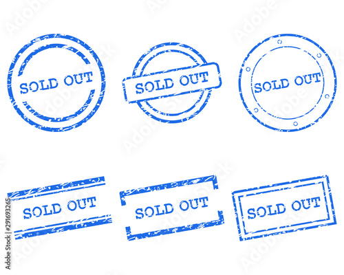 Sold out Stempel