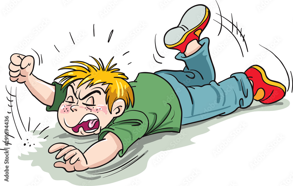 Throwing A Fit Clipart