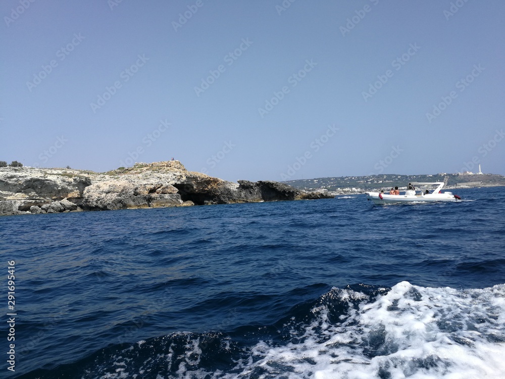 Santa Maria di Leuca - Punta Ristola dalla barca Santa Maria di Leuca - Punta Ristola dalla barca