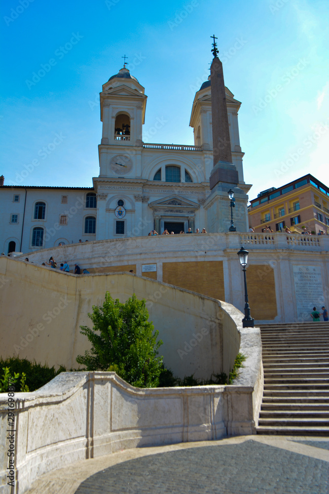 view of Piazza di Spagna - Rome