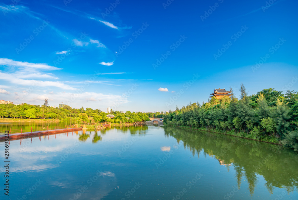 The scenery of Confucius Culture City in Suixi, Guangdong Province