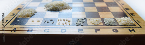 rice on the classic chess Board geometric progression