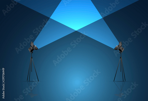 luce, faretti, riflettori, cinema, fotografia, cavalletto, treppiede